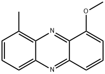 Phenazine, 1-methoxy-9-methyl- Structure