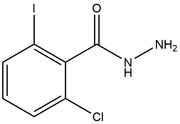 2-Chloro-6-iodobenzoic acid hydrazide Structure