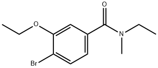 4-Bromo-3-ethoxy-N-ethyl-N-methylbenzamide 구조식 이미지