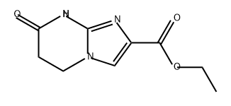 Imidazo[1,2-a]pyrimidine-2-carboxylic acid, 5,6,7,8-tetrahydro-7-oxo-, ethyl ester 구조식 이미지