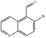 5-Quinolinecarboxaldehyde, 6-bromo- Structure