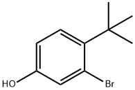 Phenol, 3-bromo-4-(1,1-dimethylethyl)- Structure