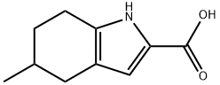 5-methyl-4,5,6,7-tetrahydro-1H-indole-2-carboxyli
c acid Structure