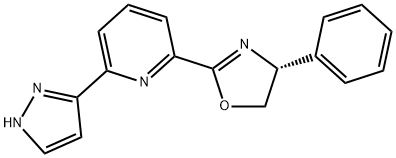 (R)-2-(6-(1H-Pyrazol-3-yl)pyridin-2-yl)-4-phenyl-4,5-dihydrooxazole Structure