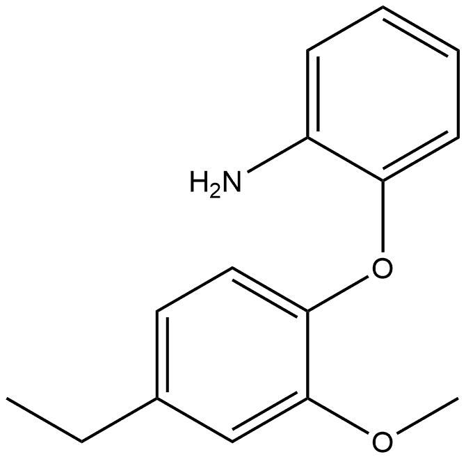 2-(4-Ethyl-2-methoxyphenoxy)benzenamine Structure