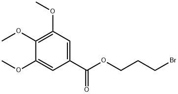 Benzoic acid, 3,4,5-trimethoxy-, 3-bromopropyl ester Structure