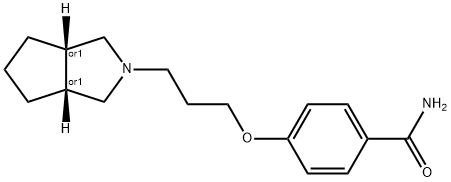 Benzamide, 4-[3-[(3aR,6aS)-hexahydrocyclopenta[c]pyrrol-2(1H)-yl]propoxy]-, rel- 구조식 이미지