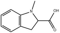 1H-Indole-2-carboxylicacid,2,3-dihydro-1-methyl-(9CI) 구조식 이미지