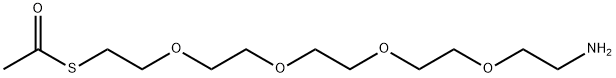 S-acetyl-PEG4-amine 구조식 이미지