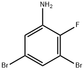 Benzenamine, 3,5-dibromo-2-fluoro- 구조식 이미지