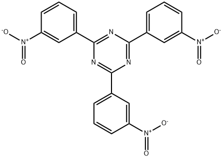 1,3,5-Triazine, 2,4,6-tris(3-nitrophenyl)- Structure