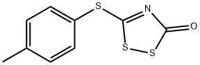 3H-1,2,4-Dithiazol-3-one, 5-[(4-methylphenyl)thio]- 구조식 이미지