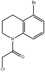 1-(5-Bromo-3,4-dihydroquinolin-1(2H)-yl)-2-chloroethanone Structure