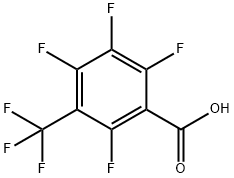 Benzoic acid, 2,?3,?4,?6-?tetrafluoro-?5-?(trifluoromethyl)?- Structure