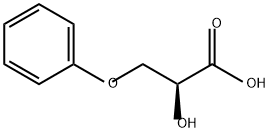 Propanoic acid, 2-hydroxy-3-phenoxy-, (S)- (9CI) 구조식 이미지