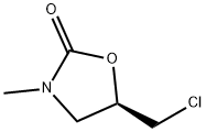 2-Oxazolidinone, 5-(chloromethyl)-3-methyl-, (R)- (9CI) 구조식 이미지