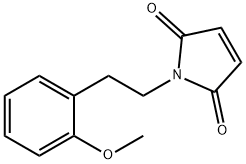 1H-Pyrrole-2,5-dione, 1-[2-(2-methoxyphenyl)ethyl]- Structure