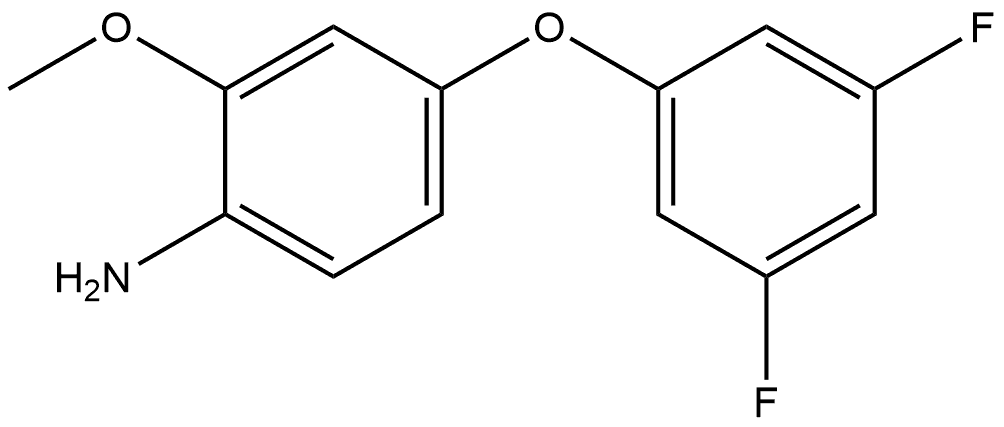 4-(3,5-Difluorophenoxy)-2-methoxybenzenamine Structure