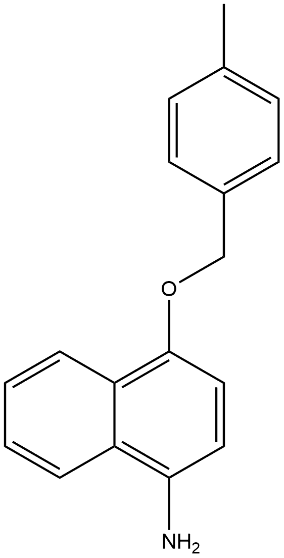 4-[(4-Methylphenyl)methoxy]-1-naphthalenamine Structure