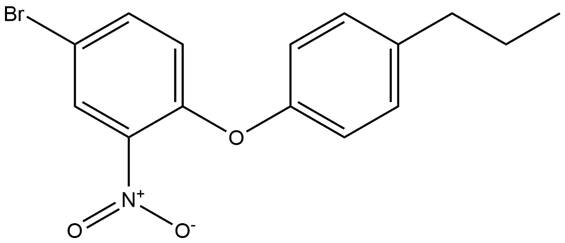 4-bromo-2-nitro-1-(4-propylphenoxy)benzene Structure