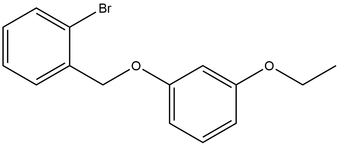 1-Bromo-2-[(3-ethoxyphenoxy)methyl]benzene Structure