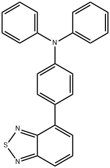 Benzenamine, 4-(2,1,3-benzothiadiazol-4-yl)-N,N-diphenyl- Structure