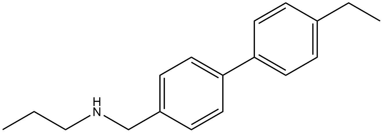 4'-Ethyl-N-propyl[1,1'-biphenyl]-4-methanamine Structure