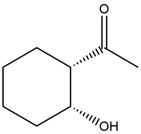 1-[(1S,2R)-2-Hydroxycyclohexyl]ethanone Structure