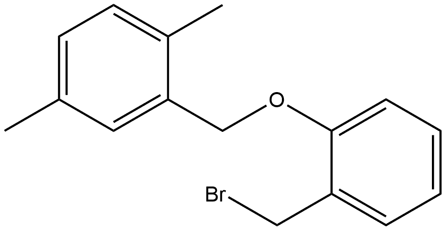 2-[[2-(Bromomethyl)phenoxy]methyl]-1,4-dimethylbenzene Structure