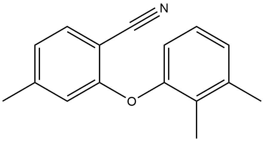 2-(2,3-Dimethylphenoxy)-4-methylbenzonitrile Structure