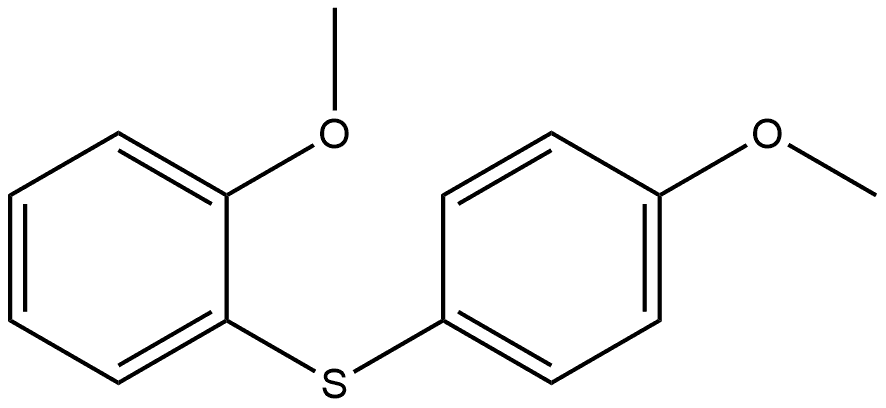 1-Methoxy-2-[(4-methoxyphenyl)thio]benzene Structure