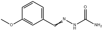 Hydrazinecarboxamide, 2-[(3-methoxyphenyl)methylene]- Structure