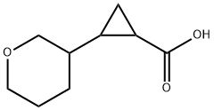 2-(oxan-3-yl)cyclopropane-1-carboxylic acid Structure