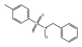 Benzenesulfonamide, N-chloro-4-methyl-N-(phenylmethyl)- Structure