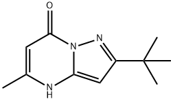 Pyrazolo[1,5-a]pyrimidin-7(4H)-one, 2-(1,1-dimethylethyl)-5-methyl- Structure