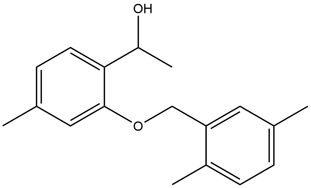 2-[(2,5-Dimethylphenyl)methoxy]-α,4-dimethylbenzenemethanol Structure