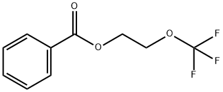 Ethanol, 2-(trifluoromethoxy)-, 1-benzoate Structure