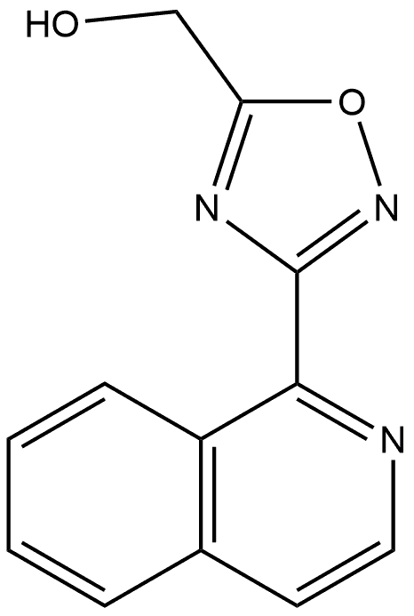 3-(1-Isoquinolyl)-1,2,4-oxadiazol-5-yl]methanol Structure