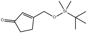 2-Cyclopenten-1-one, 3-[[[(1,1-dimethylethyl)dimethylsilyl]oxy]methyl]- Structure