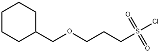 1-Propanesulfonyl chloride, 3-(cyclohexylmethoxy)- Structure