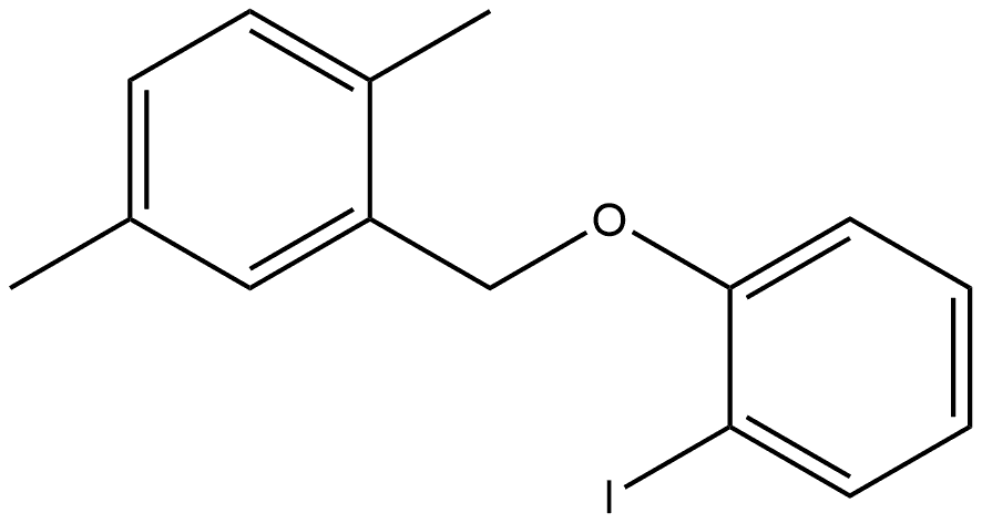 2-[(2-Iodophenoxy)methyl]-1,4-dimethylbenzene Structure