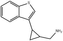 Cyclopropanemethanamine, 2-benzo[b]thien-3-yl- Structure