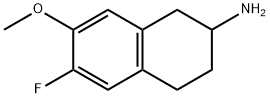 2-Naphthalenamine, 6-fluoro-1,2,3,4-tetrahydro-7-methoxy- Structure