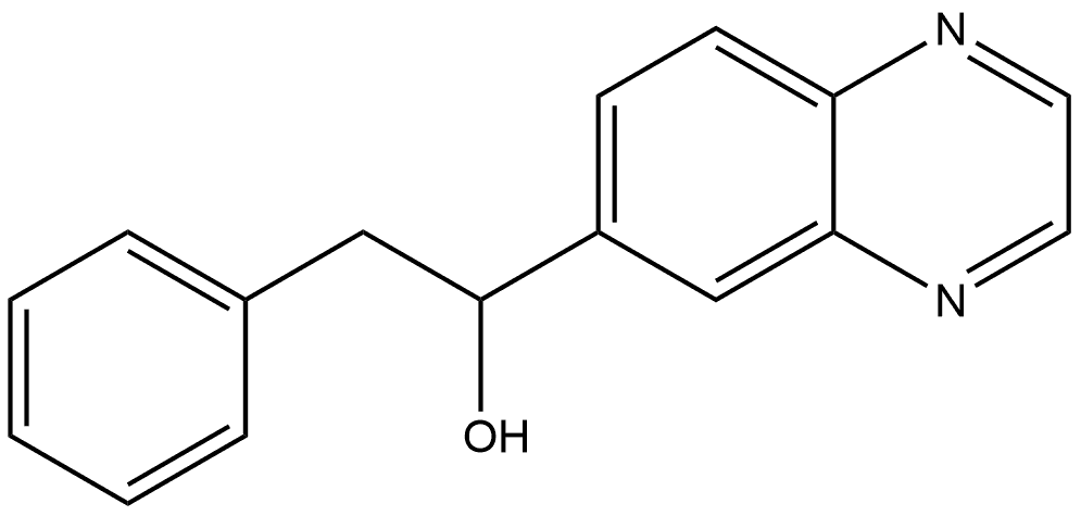 α-(Phenylmethyl)-6-quinoxalinemethanol Structure