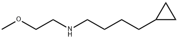 Cyclopropanebutanamine, N-(2-methoxyethyl)- Structure