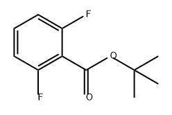 Benzoic acid, 2,6-difluoro-, 1,1-dimethylethyl ester 구조식 이미지