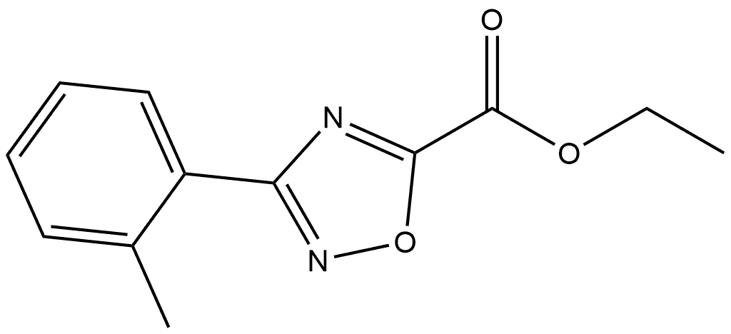 Ethyl 3-(o-Tolyl)-1,2,4-oxadiazole-5-carboxylate Structure