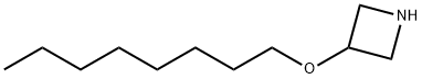 Azetidine, 3-(octyloxy)- Structure