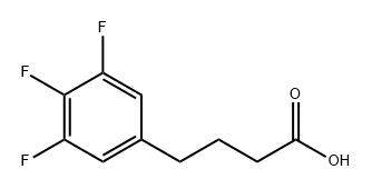 Benzenebutanoic acid, 3,4,5-trifluoro- Structure