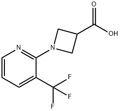 3-Azetidinecarboxylic acid, 1-[3-(trifluoromethyl)-2-pyridinyl]- Structure